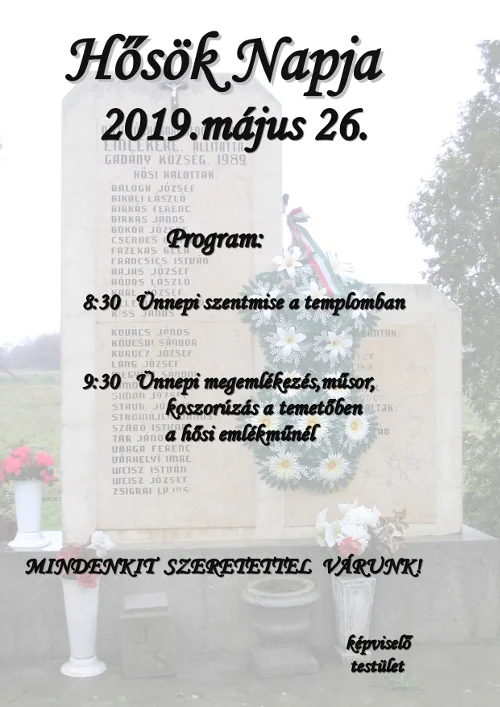 hosok napja 2019 plakat