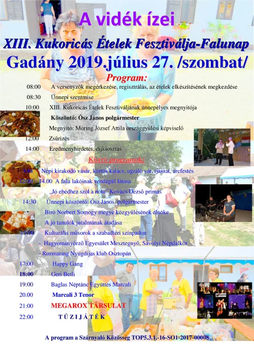 kukoricas etelek feszt 2019 plakat