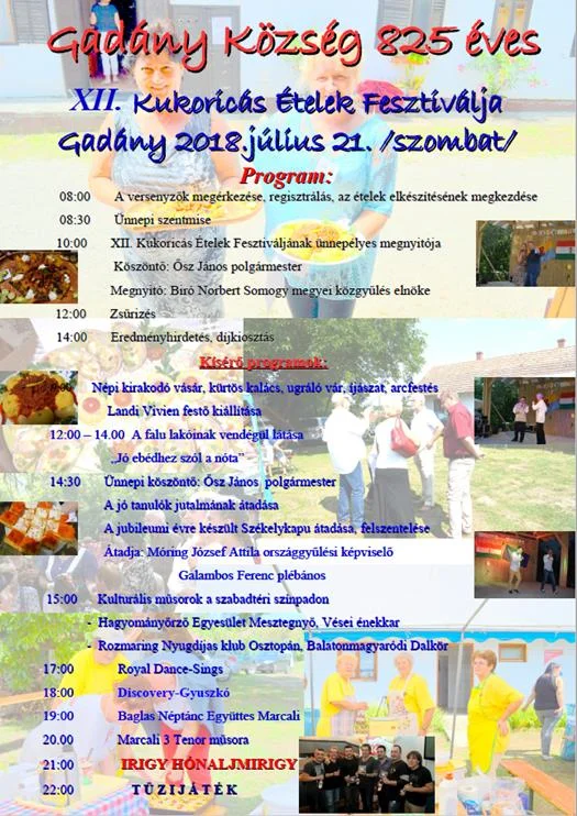 kukoricas etelek plakat 2018